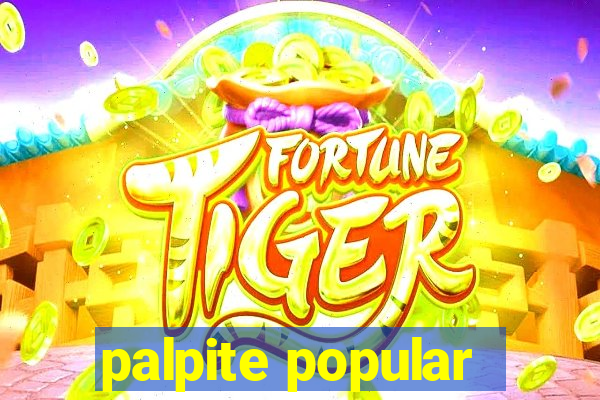 palpite popular